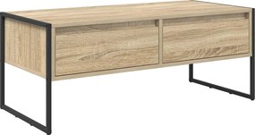 vidaXL Masă de cafea cu sertar Sonoma 100 x 46 x 40 cm Lemn compozit