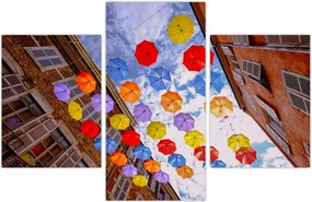 Tablou - Umbrele colorate (90x60 cm)