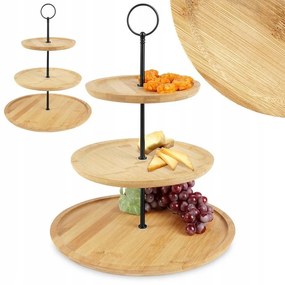 Suport pentru servit EH Bambus, în. 34 cm