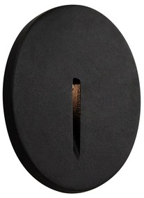 Spot LED incastrabil scari / perete exterior IP54 Lock negru