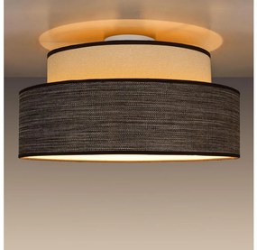 Plafonieră GRACE 1xE27/60W/230V crem/maro