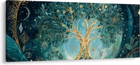 Tablou – Arborele vieții în univers (120x50 cm)