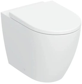 Set vas WC pe pardoseala Geberit iCon BTW TurboFlush cu capac softclose alb lucios