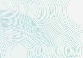Fototapet - Linii albastre simple (147x102 cm)