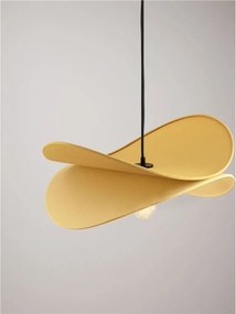 Lustra suspendata decorativa LUVE galben mustar