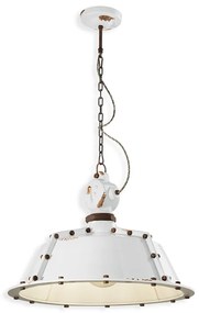 Lustra design retro realizata manual din ceramica INDUSTRIAL