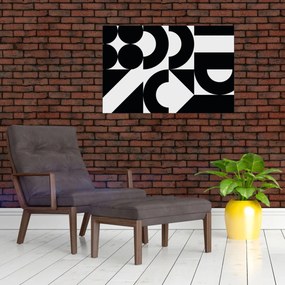 Tablou - Abstracție geometrică N⁰2 (90x60 cm)