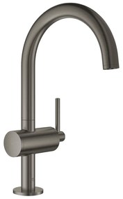 Baterie lavoar Grohe Atrio L monocomanda antracit periat Hard Graphite