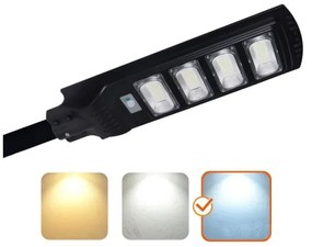 Lampă stradală solară cu senzor URBI LED/11W/3,2V 6500K + telecomandă IP54