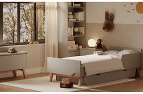 Sertar pentru sub pat pentru copii gri 90x200 cm Swing – Pinio