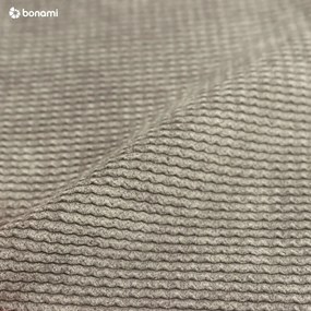 Canapea gri extensibilă/cu spațiu de depozitare cu tapițerie din catifea reiată 215 cm Bjork – Bonami Selection