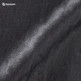 Canapea gri închis extensibilă/cu spațiu de depozitare cu tapițerie din catifea 247 cm Lazaro – ELTAP