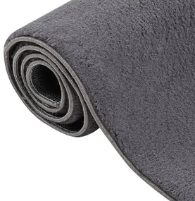 Covor lavabil moale Shaggy 160x230 cm, anti-alunecare, antracit Antracit, 160 x 230 cm