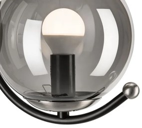 Aplică GEORGIA 1xE14/5W/230V crom mat/fumuriu