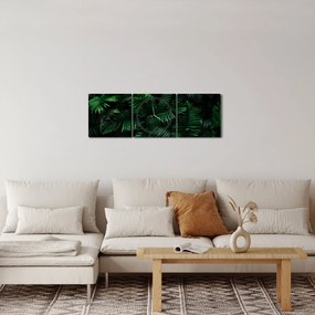 Tablou - Păpădii tropicale (cu ceas) (90x30 cm)