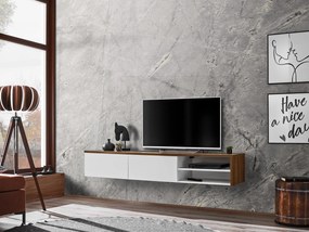 Masă TV Dalton (stejar sterling + alb mat). 1097687