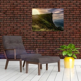 Tablou - Femei la stânci (70x50 cm)