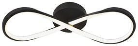 Plafonieră LED/24W/230V 3000K negru
