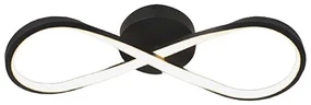 Plafonieră LED/24W/230V 3000K negru