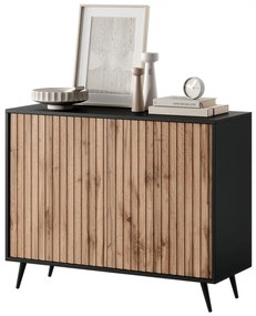 Dulap Biel B1  (negru + stejar wotan). 1098856