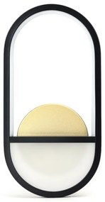 Aplică LED Aigostar LED/13,5W/230V 2700K negru/auriu