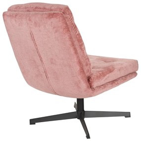 Fotoliu roz pivotant Kai – White Label