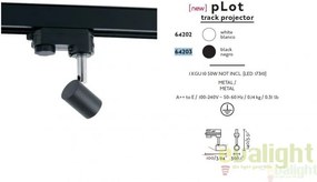Spot alb directionabil pe sina, PLOT 64202