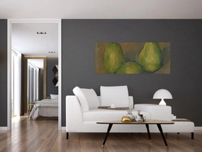Tablou - Paul Cézanne, Three Pears, reproducere (120x50 cm)