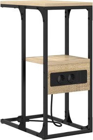 vidaXL Dulap de noapte Stejar sonoma 41.5 x 26 x 60.5 cm Lemn compozit