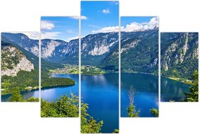 Tablou - Lacul Hallstatt, Hallstatt, Austria (150x105 cm)