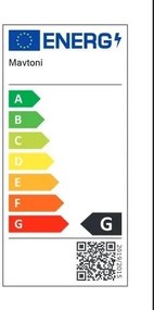 Lustra LED suspendata design minimalist Curve negru