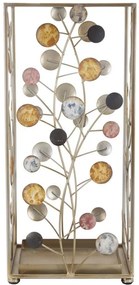 Suport umbrele multicolor din metal, 22x22x48,5 cm, Bixy Mauro Ferretti