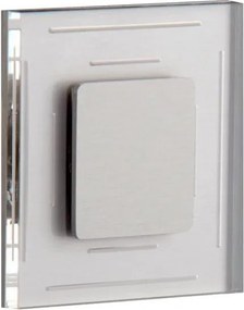 LDST SP-01-SS-BZ8 - LED iluminat scară SPACE 8xLED/1,2W/230V crom mat