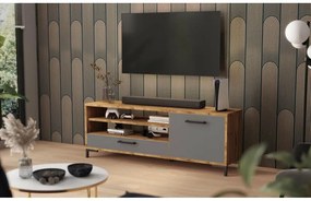Dulap TV Cascade  (stejar lancaster + gri). 1098747