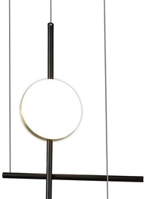 Lustra LED design Art Deco cu 4 surse de lumina Cuba