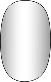 vidaXL Oglindă de perete, negru, 70x45 cm