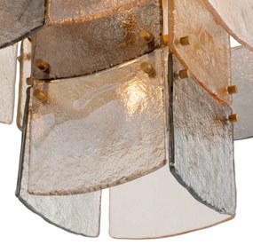 Candelabru design LUX, Sticla, Alama Antic, Laurent