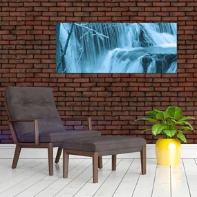 Tablou - cascadele închețate (120x50 cm)