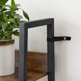 Raft TAYLOR 5 polite 170x33,8 cm, rustic maro