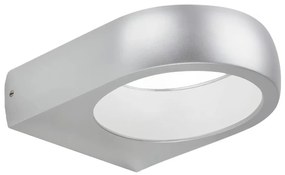 Telefunken 320204TF - Aplică de perete LED pentru exterior, LED/6,5W/230V IP44, crom mat