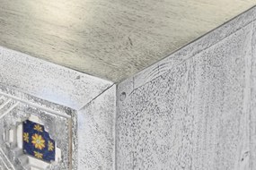 Bufet, gri, din ceramica si lemn de mango, Mistral