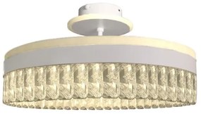 Lustră LED dimabilă aplicată LED/75W/230V 3000-6500K alb + telecomandă