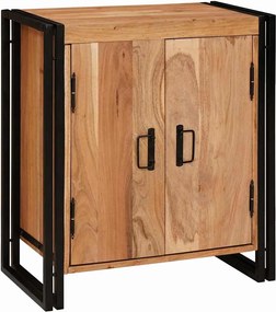 vidaXL Dulap de noapte Maro 66 x 35 x 76 cm lemn masiv de acacia