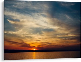 Tablou cu apus de soare (70x50 cm)