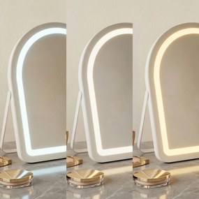 Oglindă LED GLAM White 40x45cm