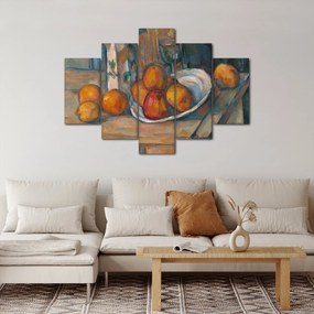 Tablou - Paul Cézanne, Still Life with Milk Jug and Fruit, reproducere (150x105 cm)