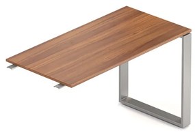 Element de actiune Creator 120 x 60 cm, baza gri, 1 picior, nuc