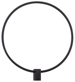 Aplica de perete circulara LED CCT CERCIO 50cm negru