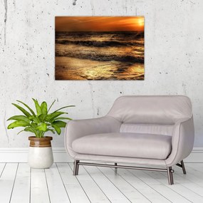 Tablou - Valuri la mal (70x50 cm)