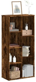 vidaXL Bibliotecă, stejar fumuriu, 50x25x105 cm, lemn prelucrat
